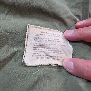 Vintage Rolane Sportswear Coat Mens Medium Green M-65 Field Hooded Army OG-107